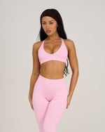 Chiara V-Neck Sculpt Seamless Bra | Candy Pink
