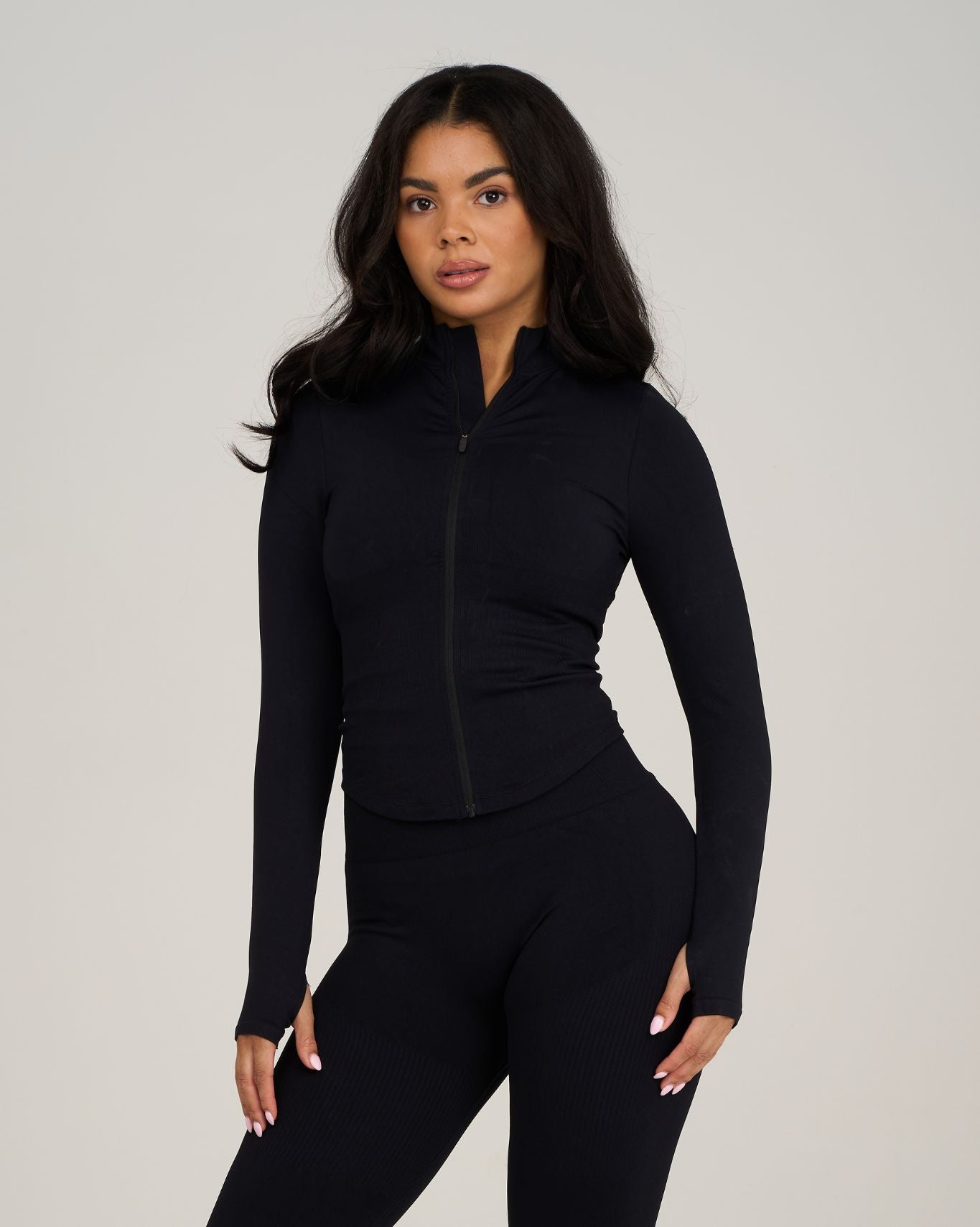 Elevate Sculpt Shapewear Jacket | Night Black
