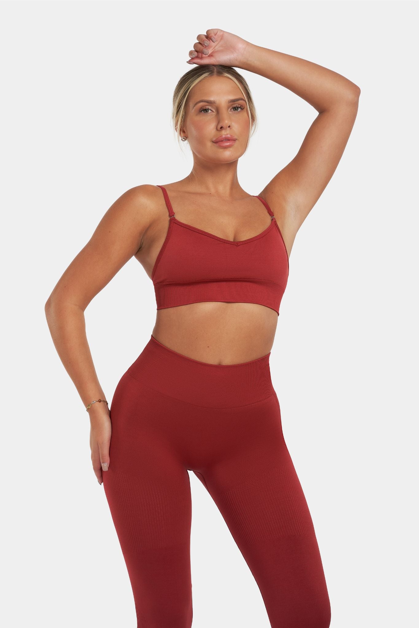 Arise - Seamless Sculpt Ribbed Contour Leggings - Zwart