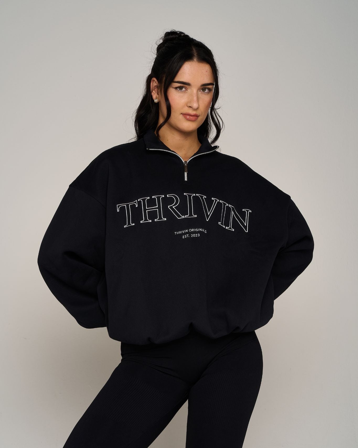 Original Halfzipper Sweater | Night Black