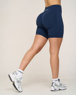 Ribbed Contour Shorts | New Navy