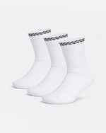 LEAVES Silk Socks - 3 Pairs Pack | White
