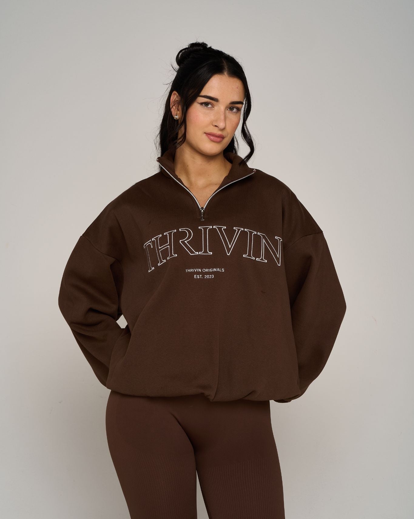 Original Halfzipper Sweater | Bourbon Brown