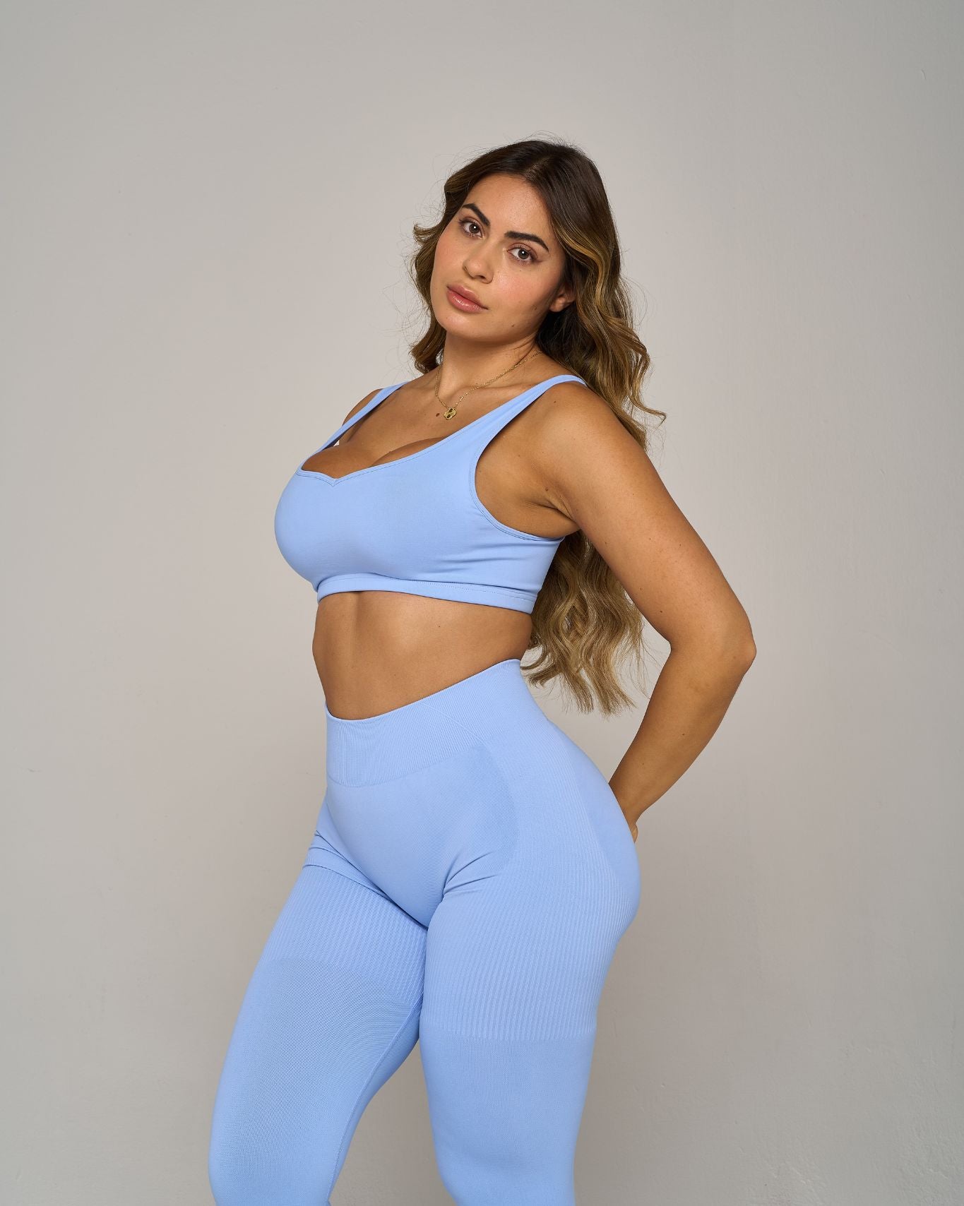 Chiara Sweetheart Impact Bra | Glacier