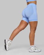 Chiara Ribbed Contour Shorts | Glacier