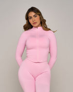 Chiara Sculpt Shapewear Jacket | Candy Pink