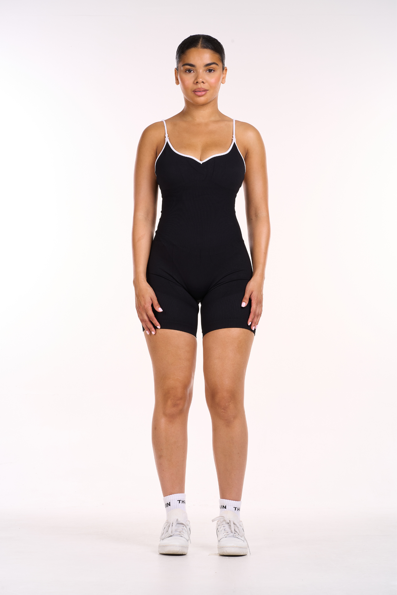 Multi-Way Sculpt Seamless Bodysuit | Black