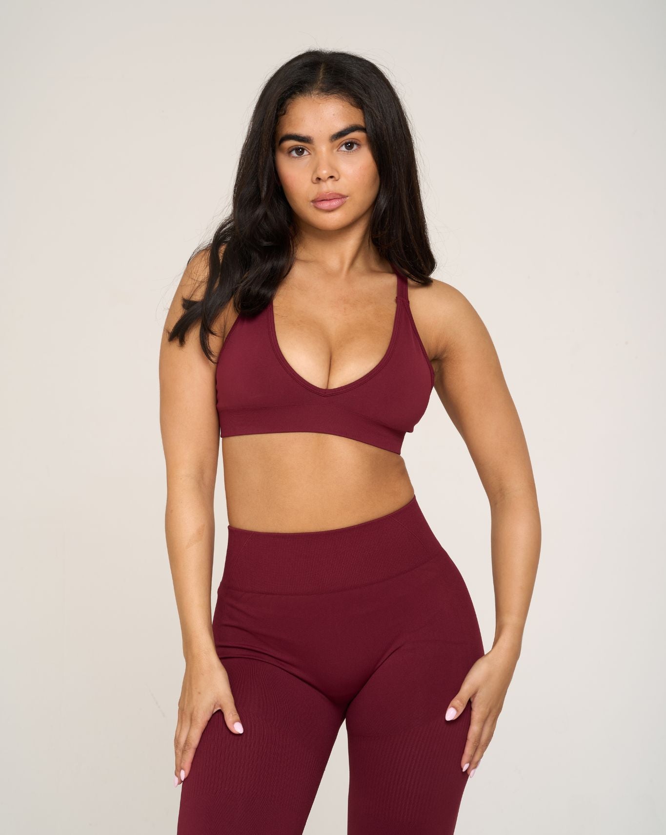 Sculpt Seamless Bra | New Burgundy