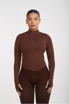 Sculpt Shapewear Jacket | Bourbon Brown