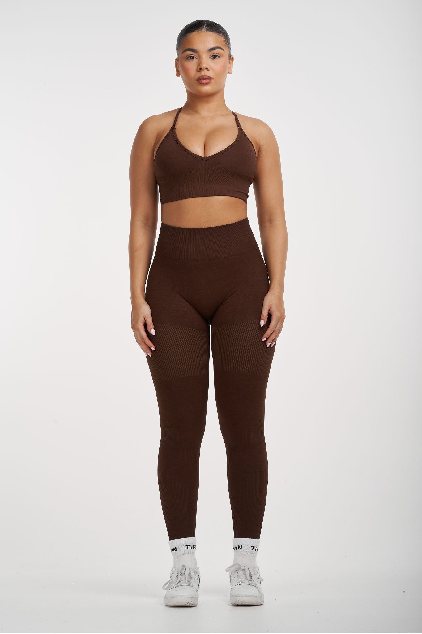 Multi-Way Sculpt Seamless Top | Bourbon Brown