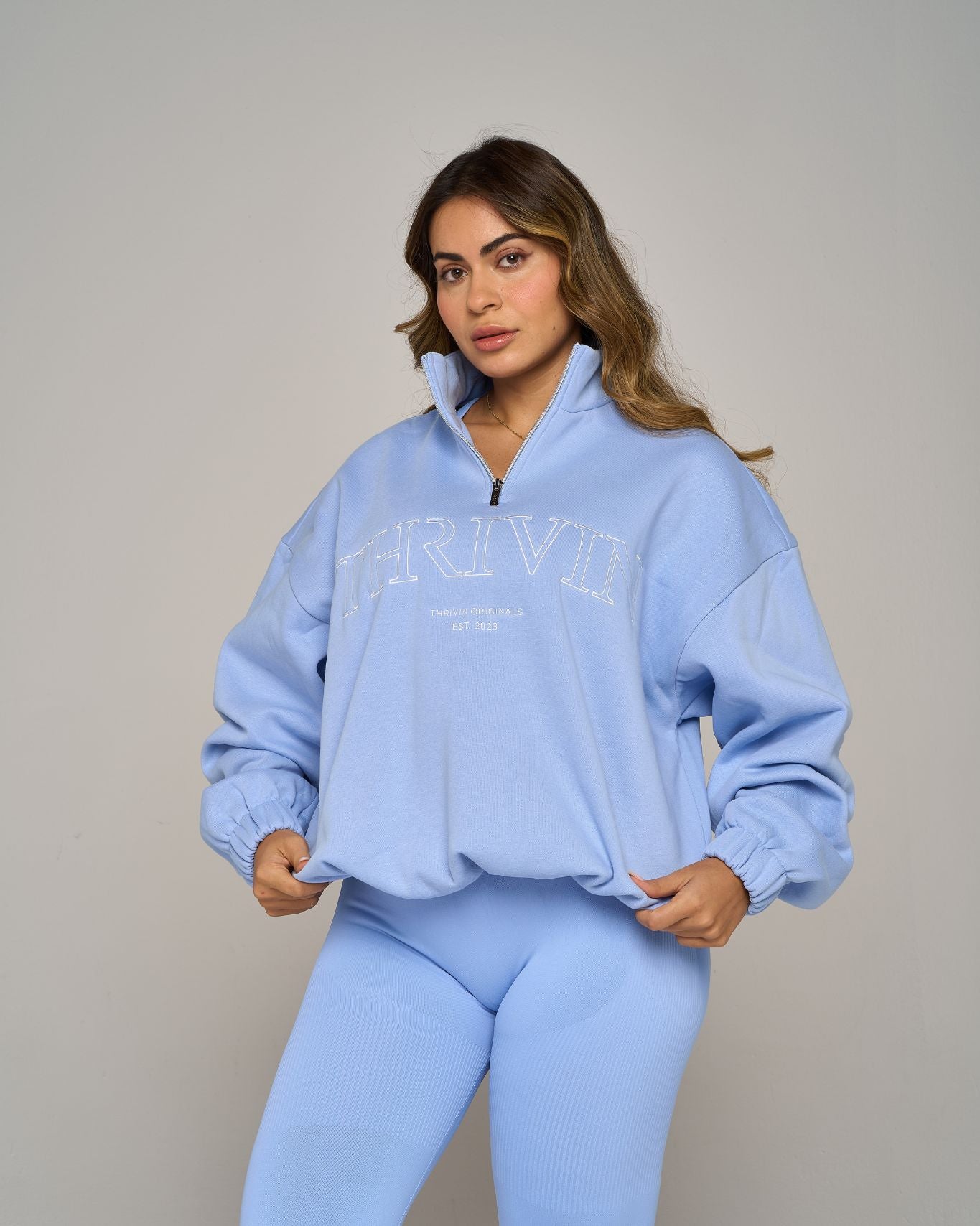 Chiara Original Halfzipper Sweatshirt | Glacier