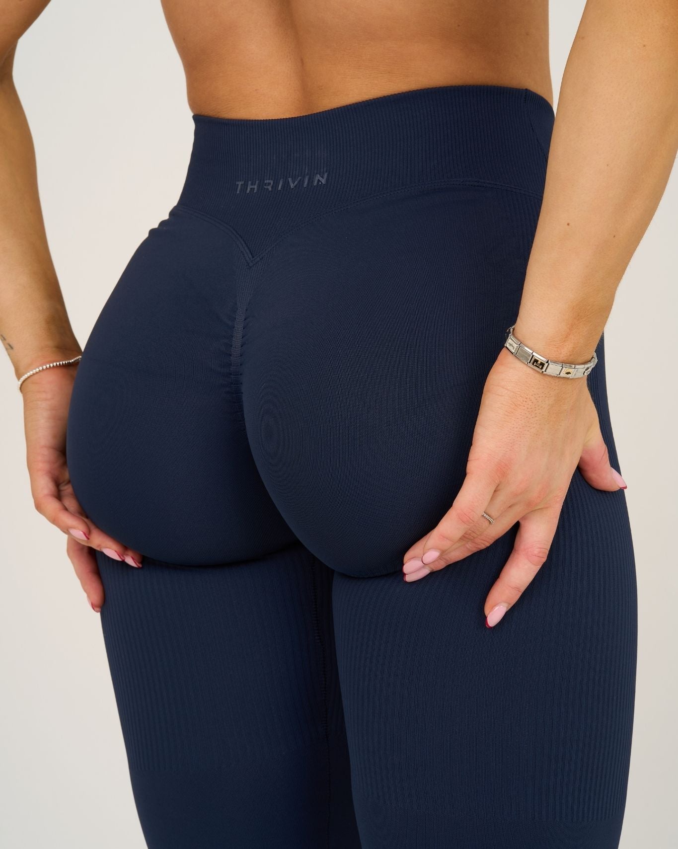 Elevate V-Waist Flared Legging | Midnight Navy