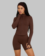 Elevate Sculpt Shapewear Jacket | Bourbon Brown