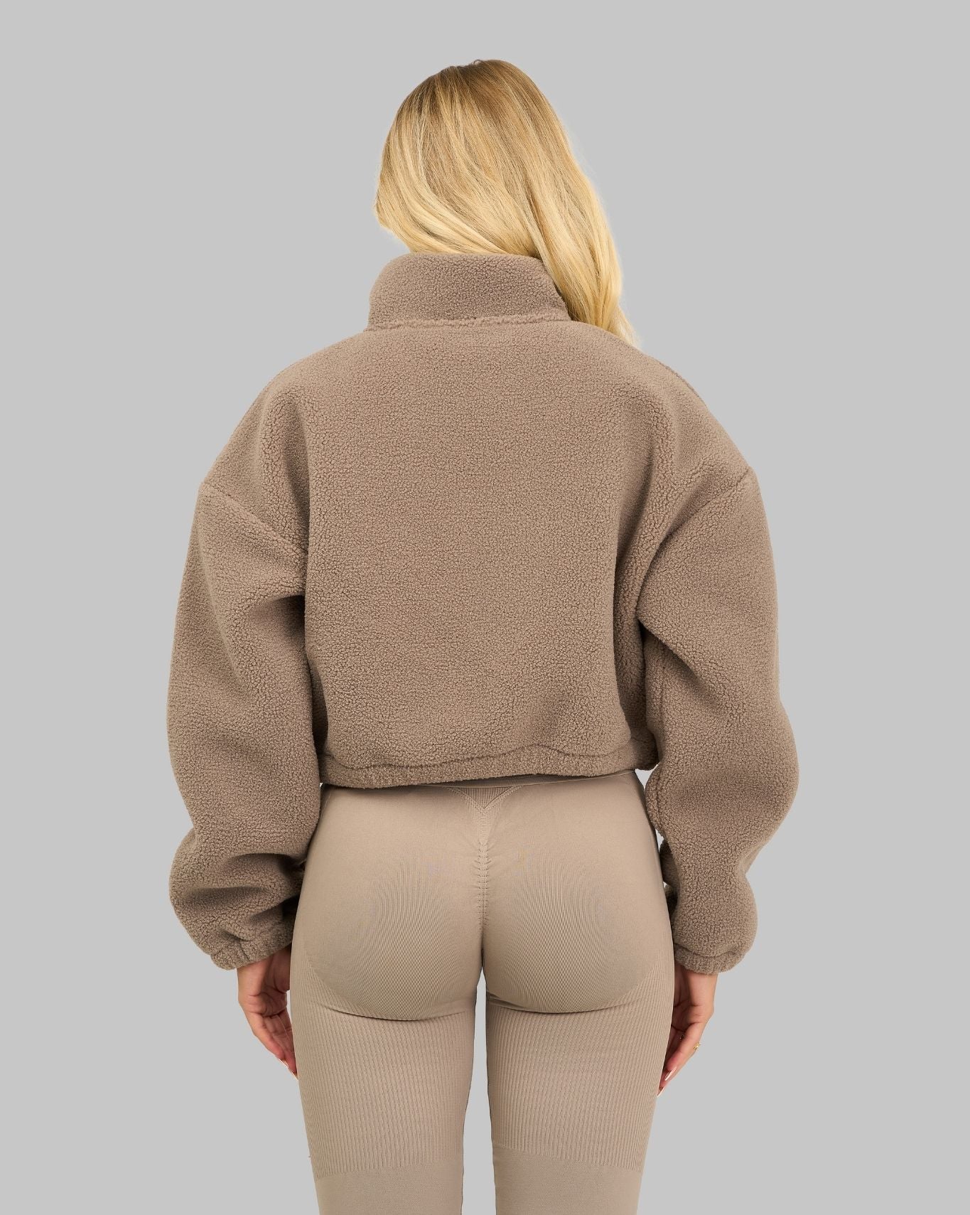 Essential Teddy Fleece Jacket | Latte