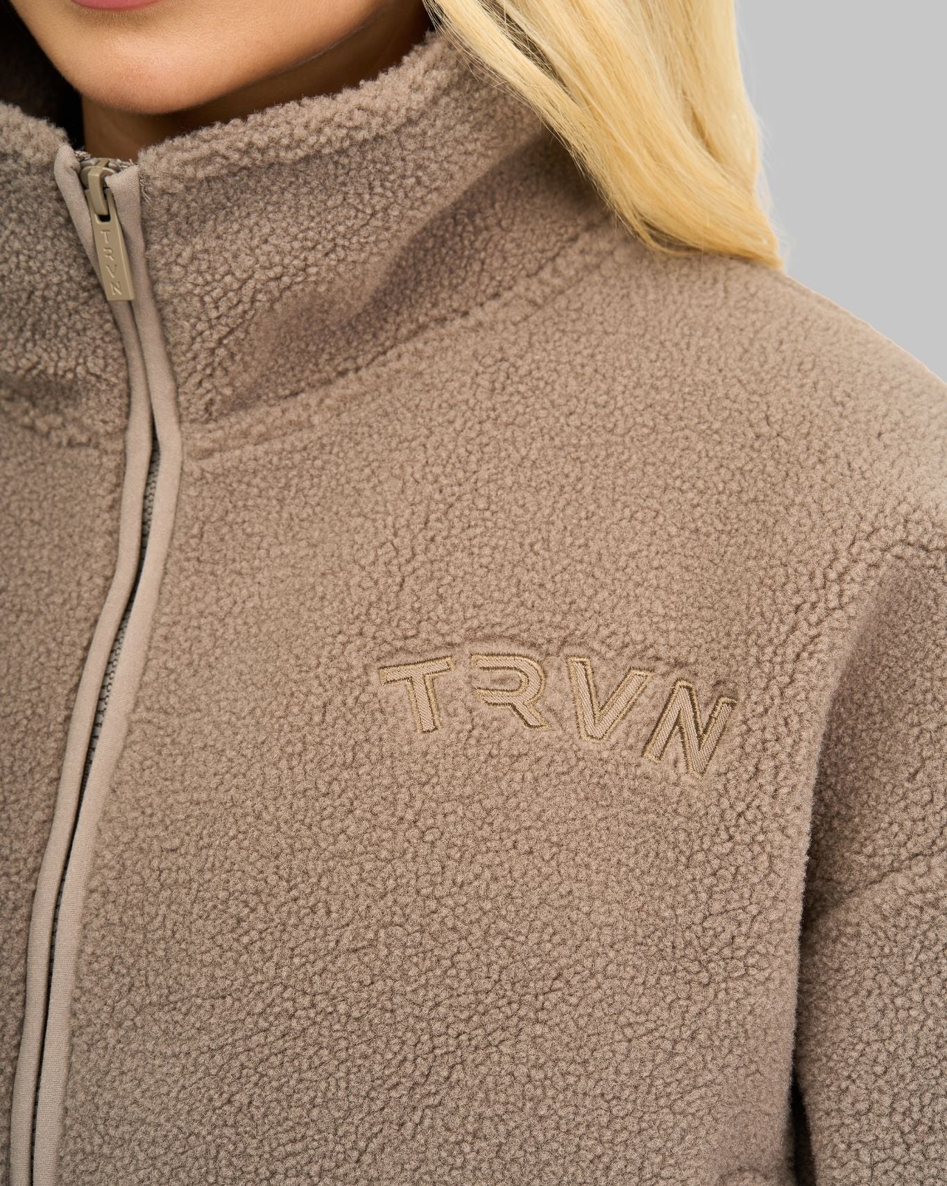 Essential Teddy Fleece Jacket | Latte