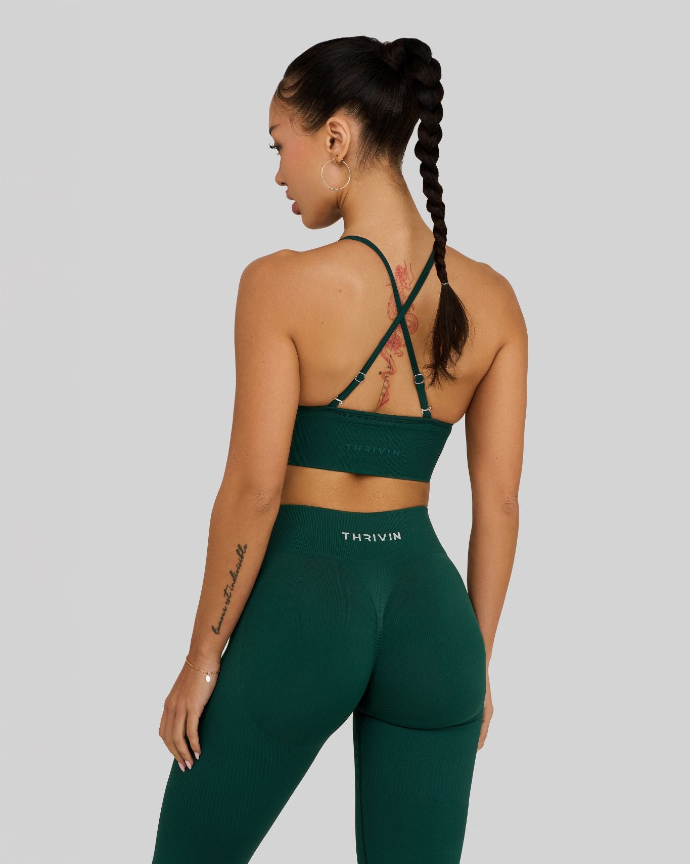 Elevate Multi-Way Sculpt Seamless Bra | Pine Green