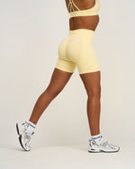 Elevate™ Sculpting Mid Waist Scrunch Shorts | Golden Butter