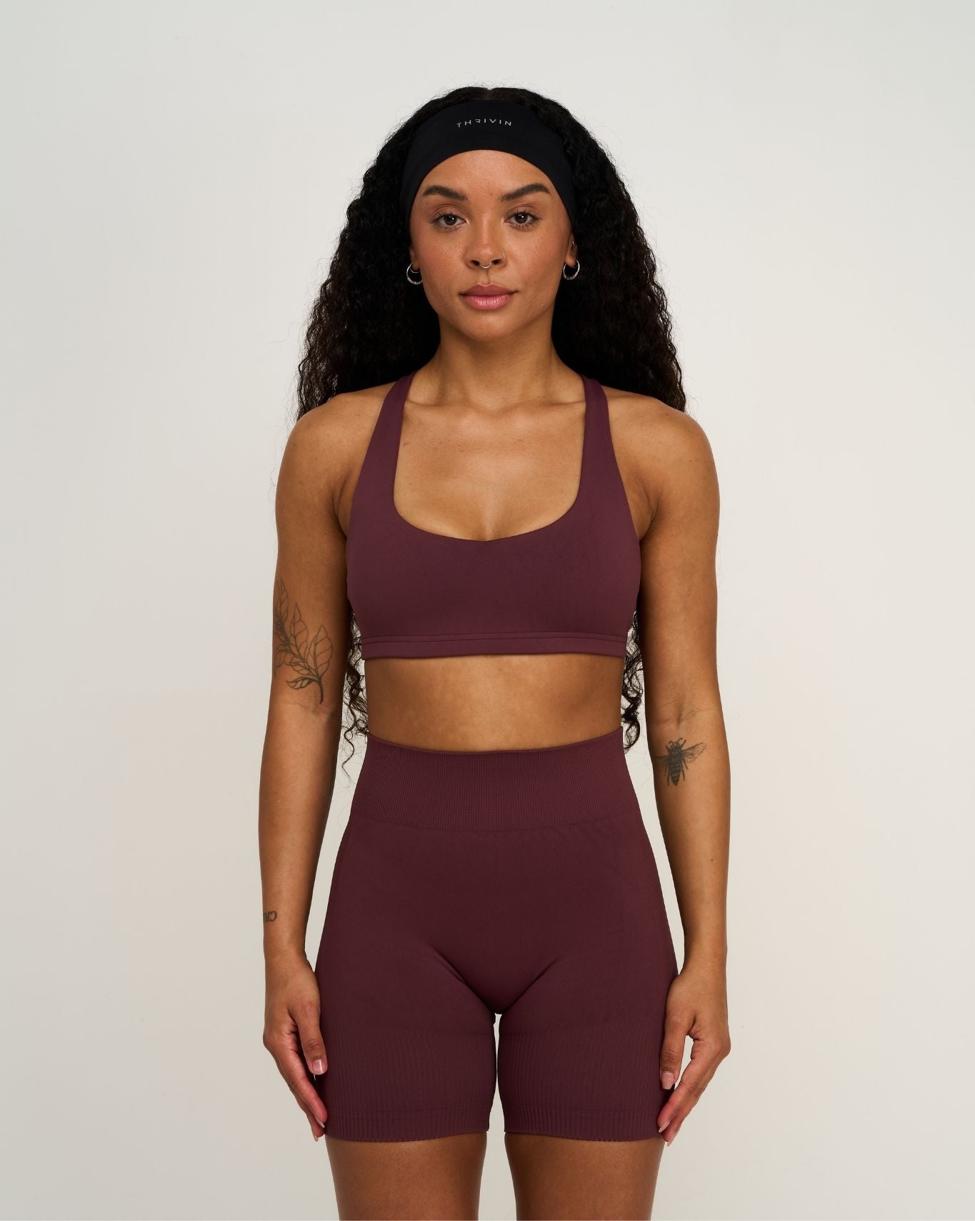 Elevate™ Sculpting Medium Impact Multiway Bra | Dark Mauve