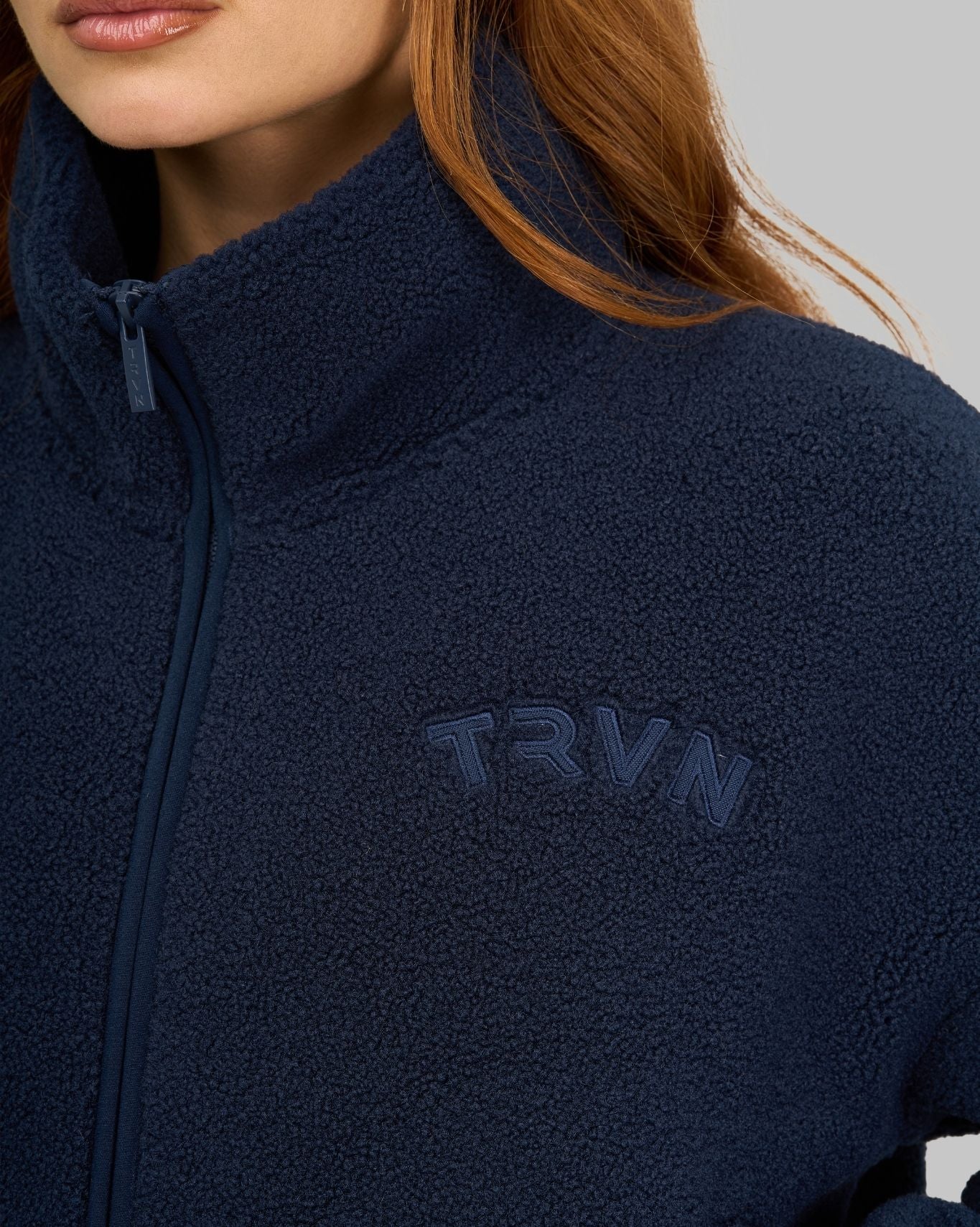 Essential Teddy Fleece Jacket | Midnight Navy