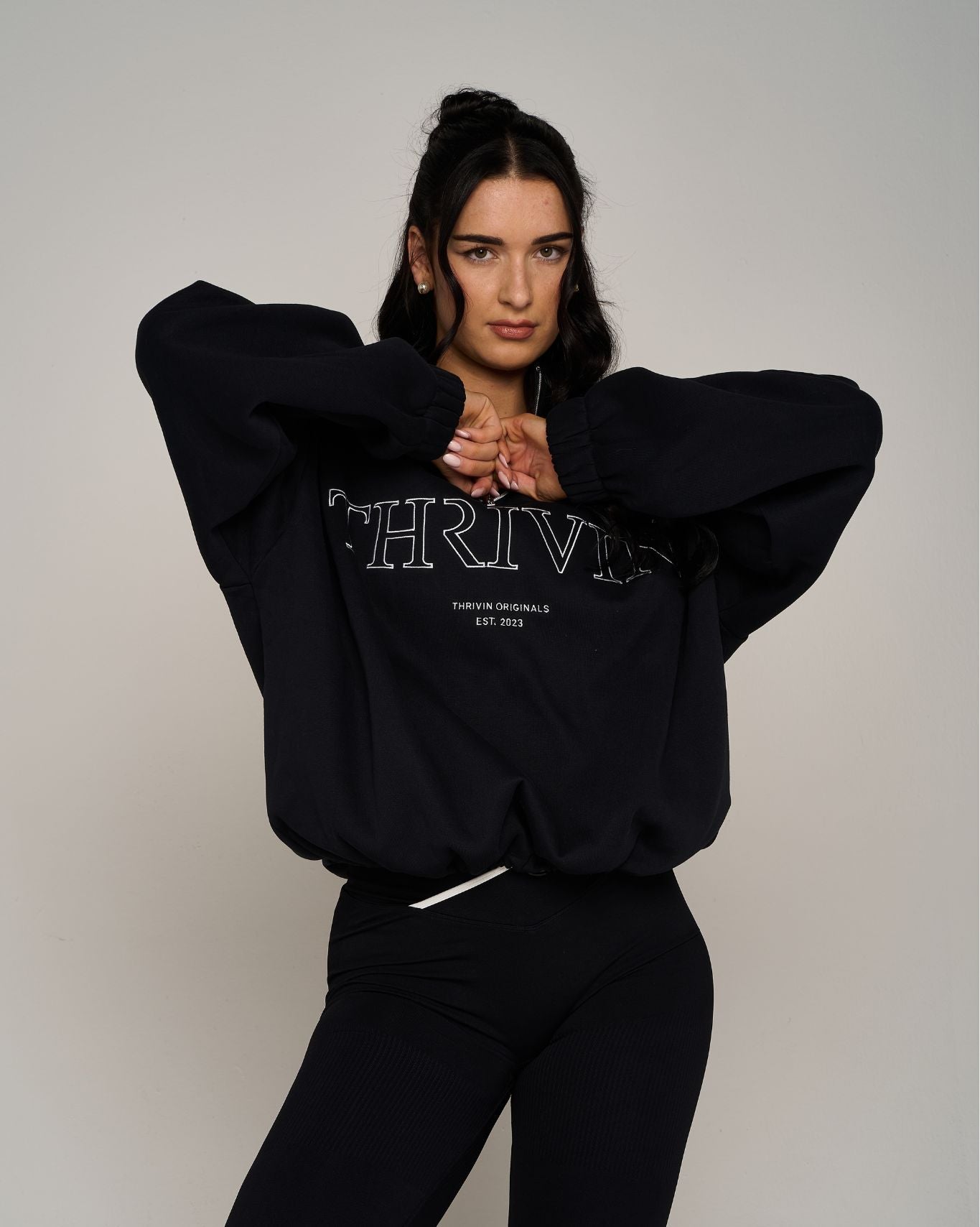 Original Halfzipper Sweater | Night Black