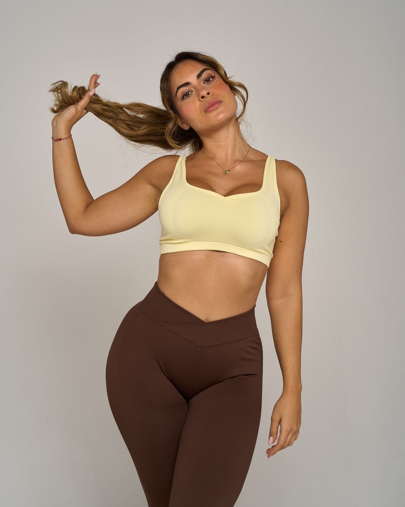 Chiara Sweetheart Impact Bra | Lemon Sorbet