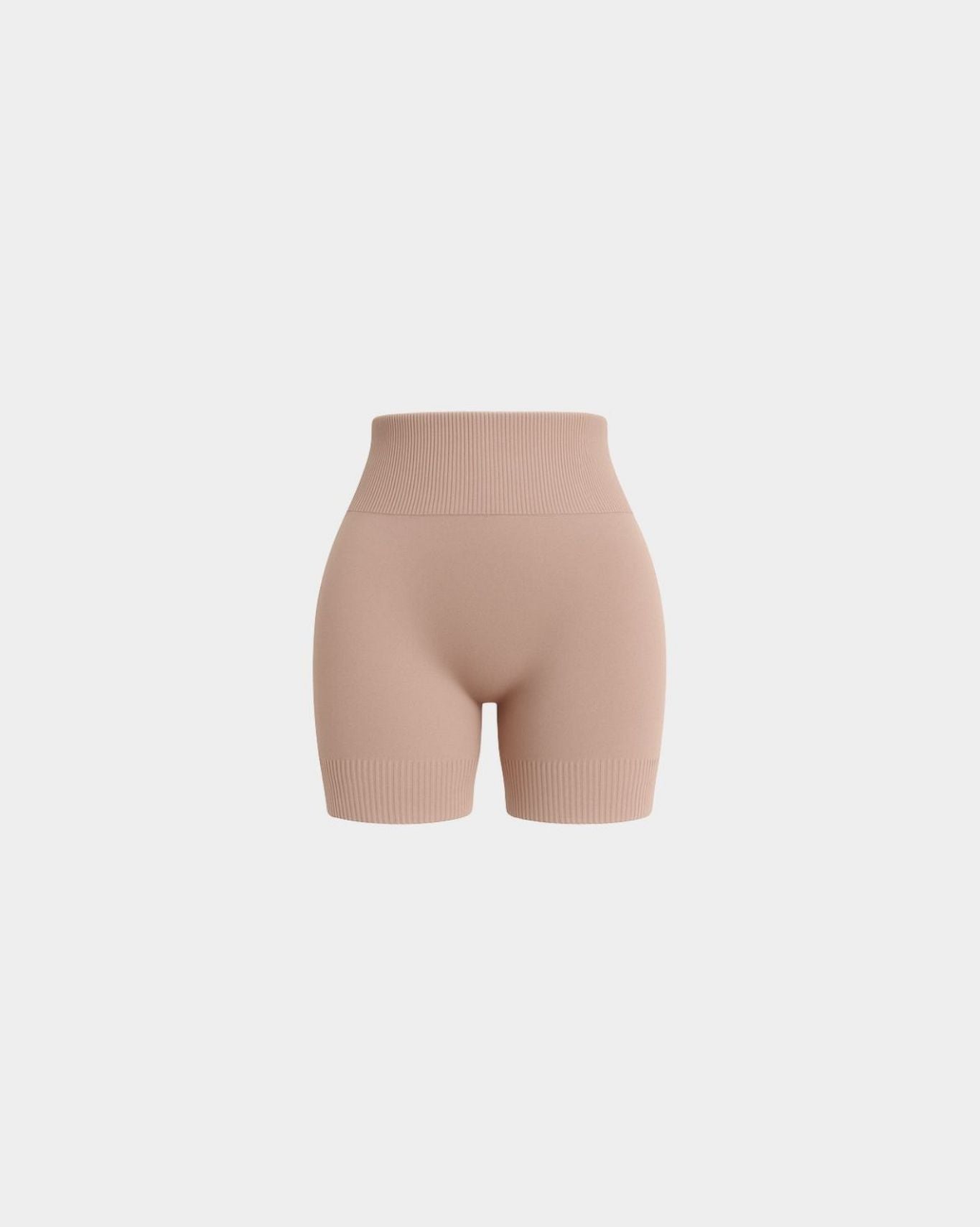 Seamless Sculpt Ribbed Contour Shorts | Khaki