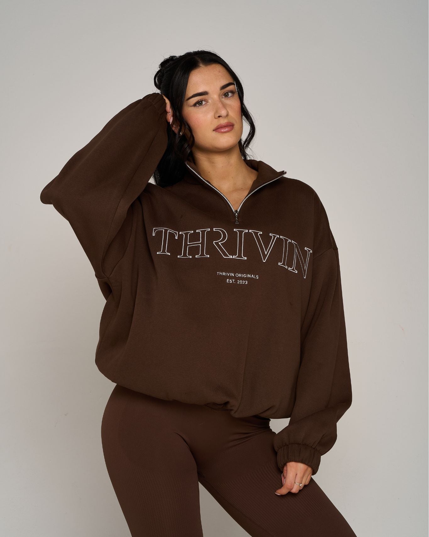 Original Halfzipper Sweater | Bourbon Brown