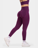 SculptV2 Ribbed Contour Leggings | Plum