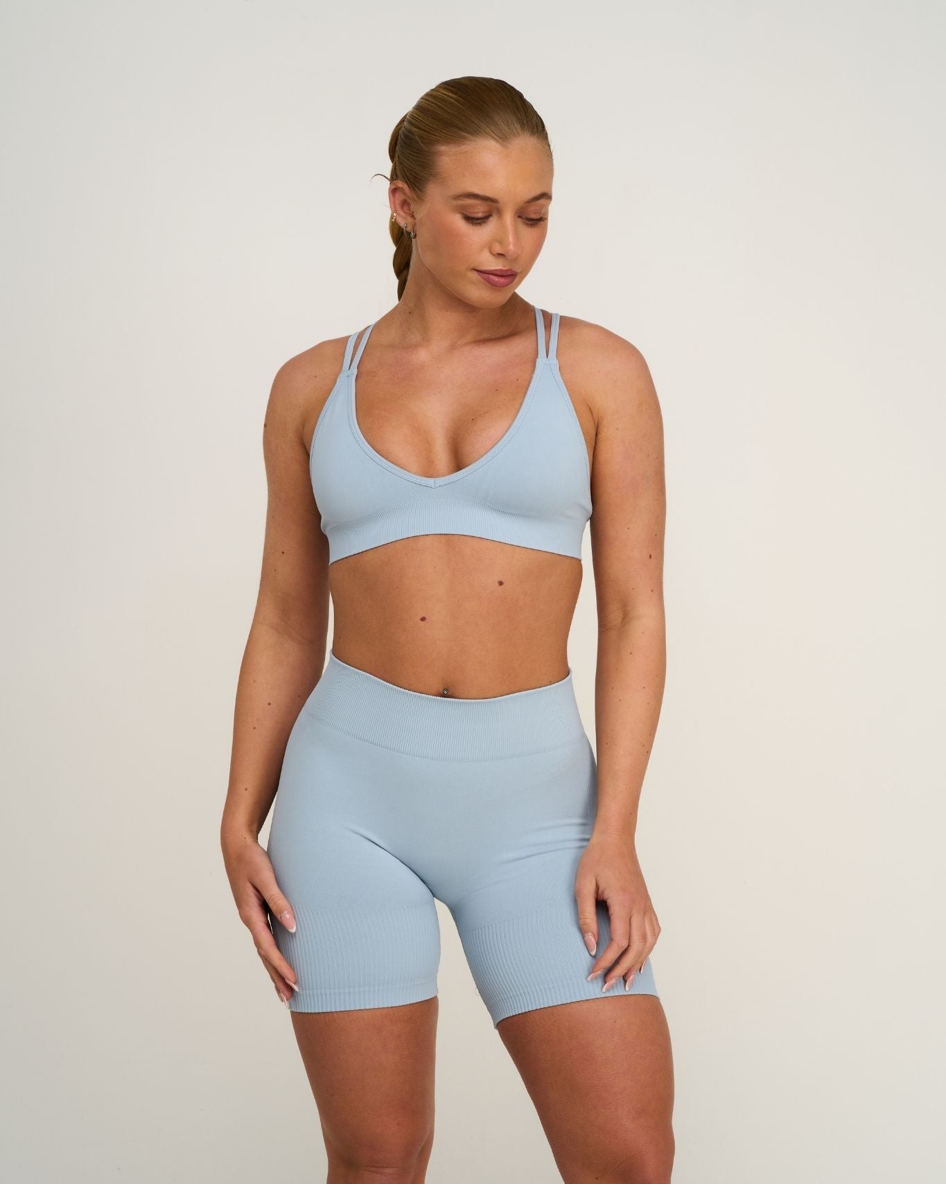 Elevate™ Sculpting Seamless High Apex Bra | Blue Haze