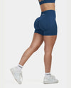 Seamless Sculpt Ribbed Contour Shorts | Deep Sea