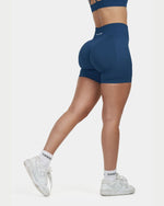Seamless Sculpt Ribbed Contour Shorts | Deep Sea