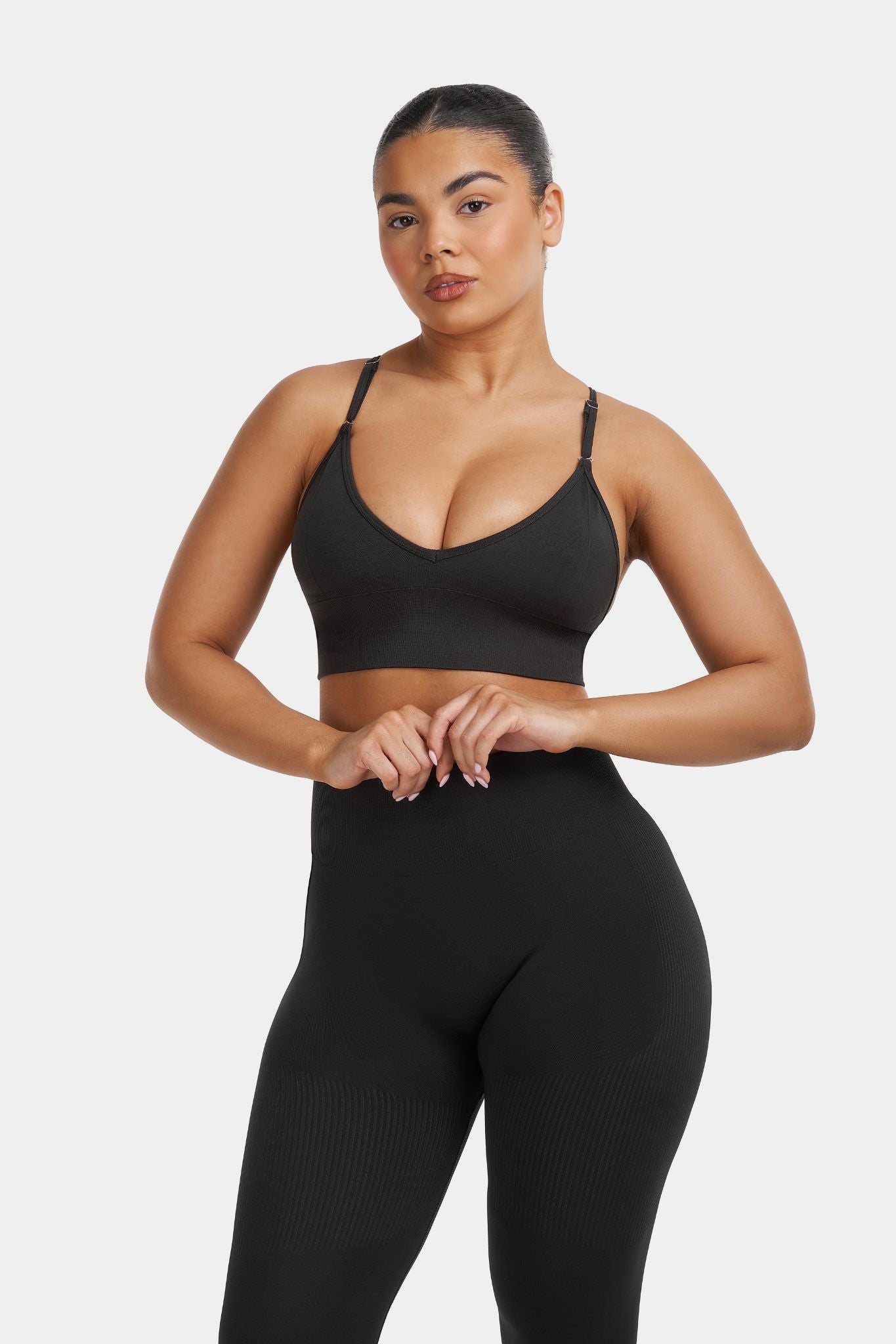 Multi-Way Sculpt Seamless Top | Charcoal Grey | Pre-Order