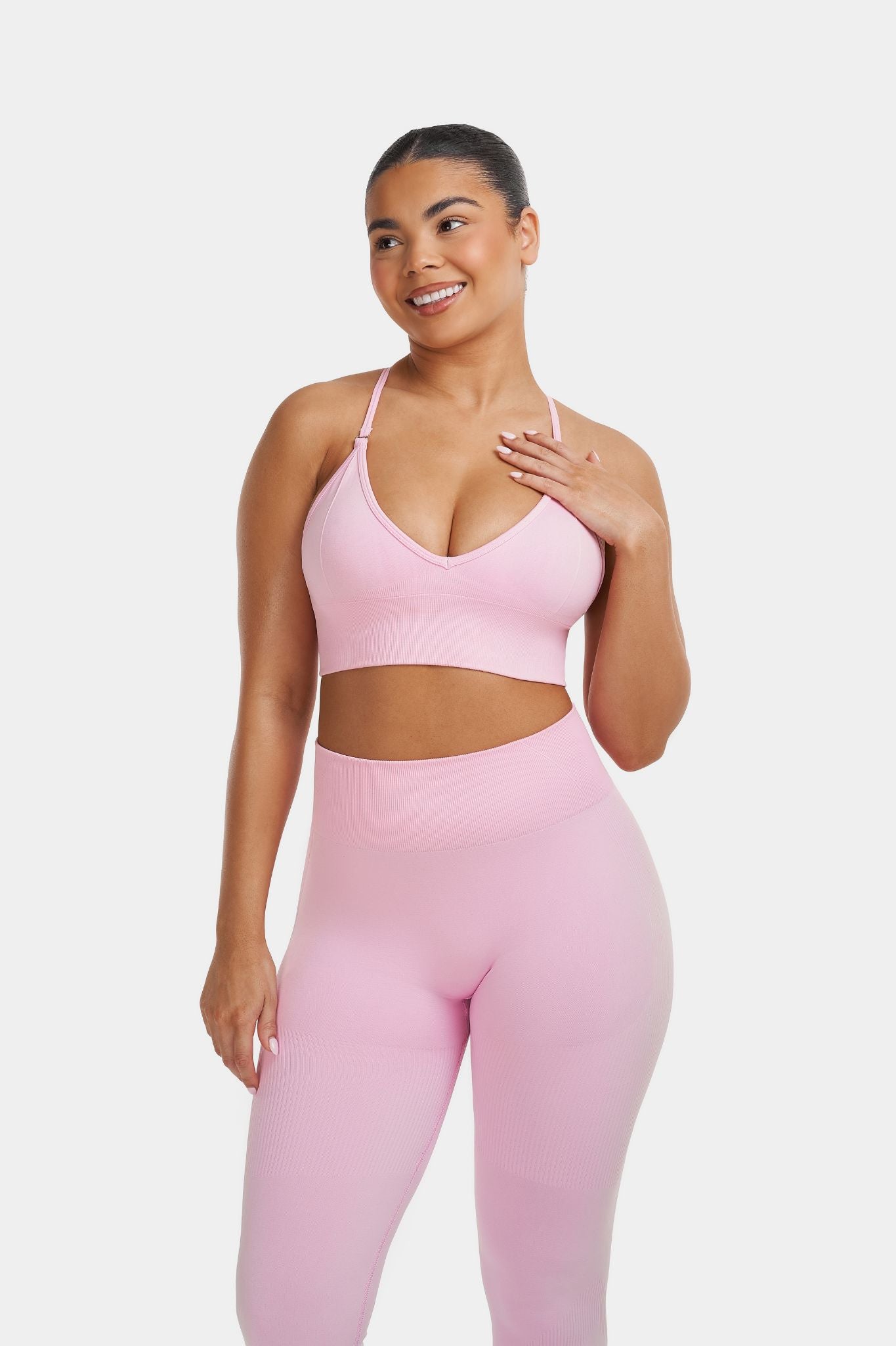 Multi-Way Sculpt Seamless Top | Pilates Pink | Pre-Order