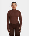 Sculpt Shapewear Jacket | Bourbon Brown