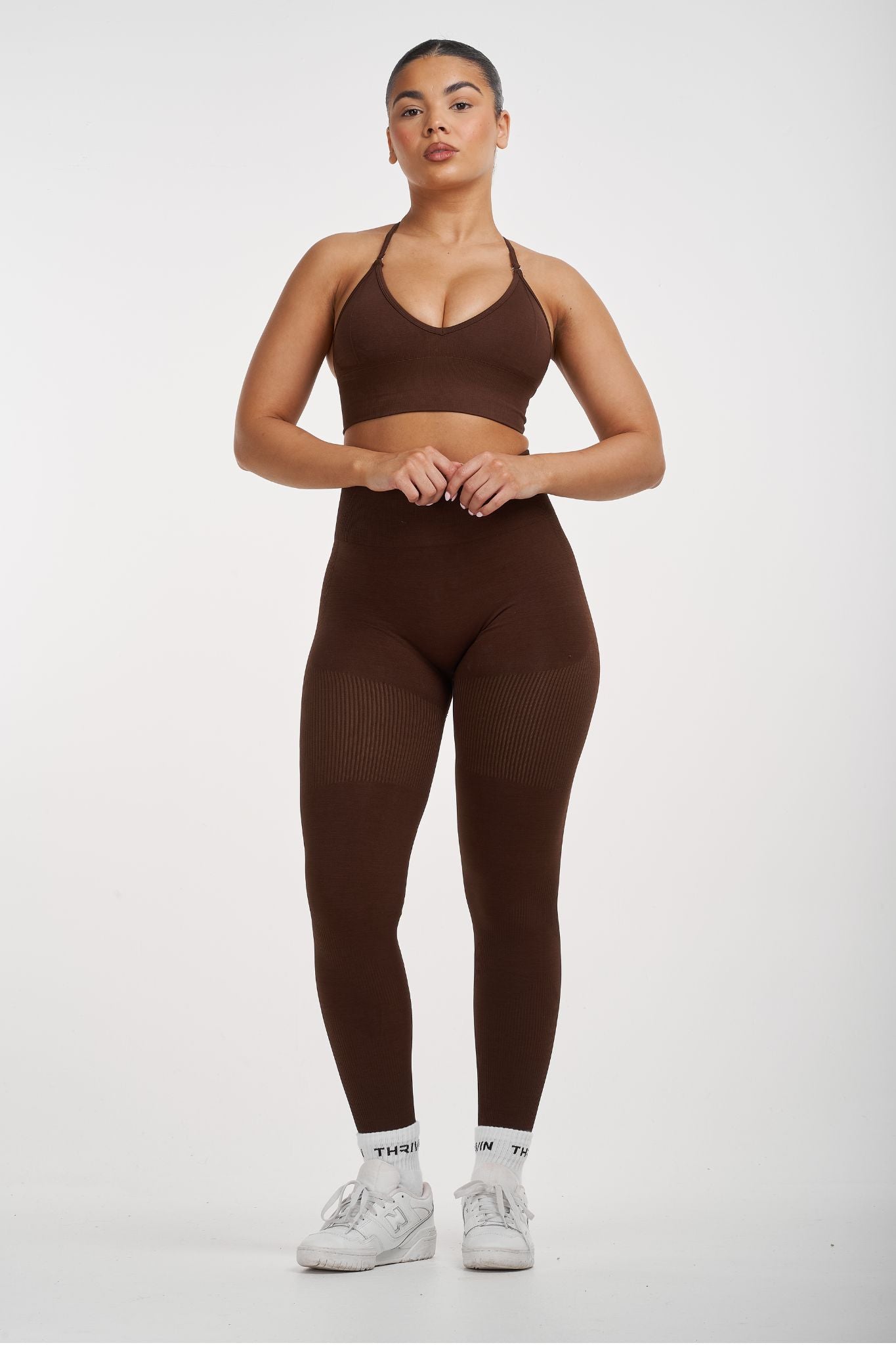 Multi-Way Sculpt Seamless Top | Bourbon Brown