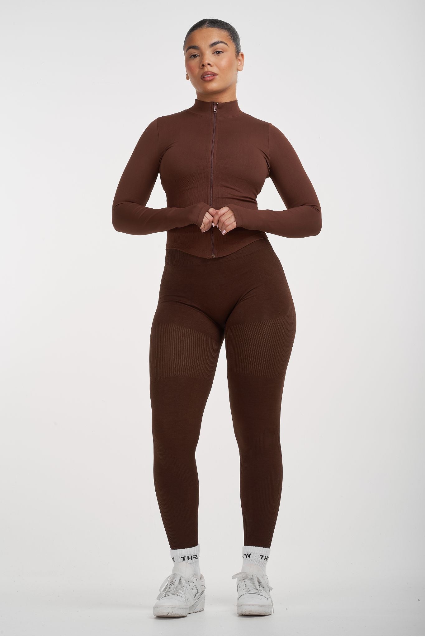 Sculpt Shapewear Jacket | Bourbon Brown | Pre-Order