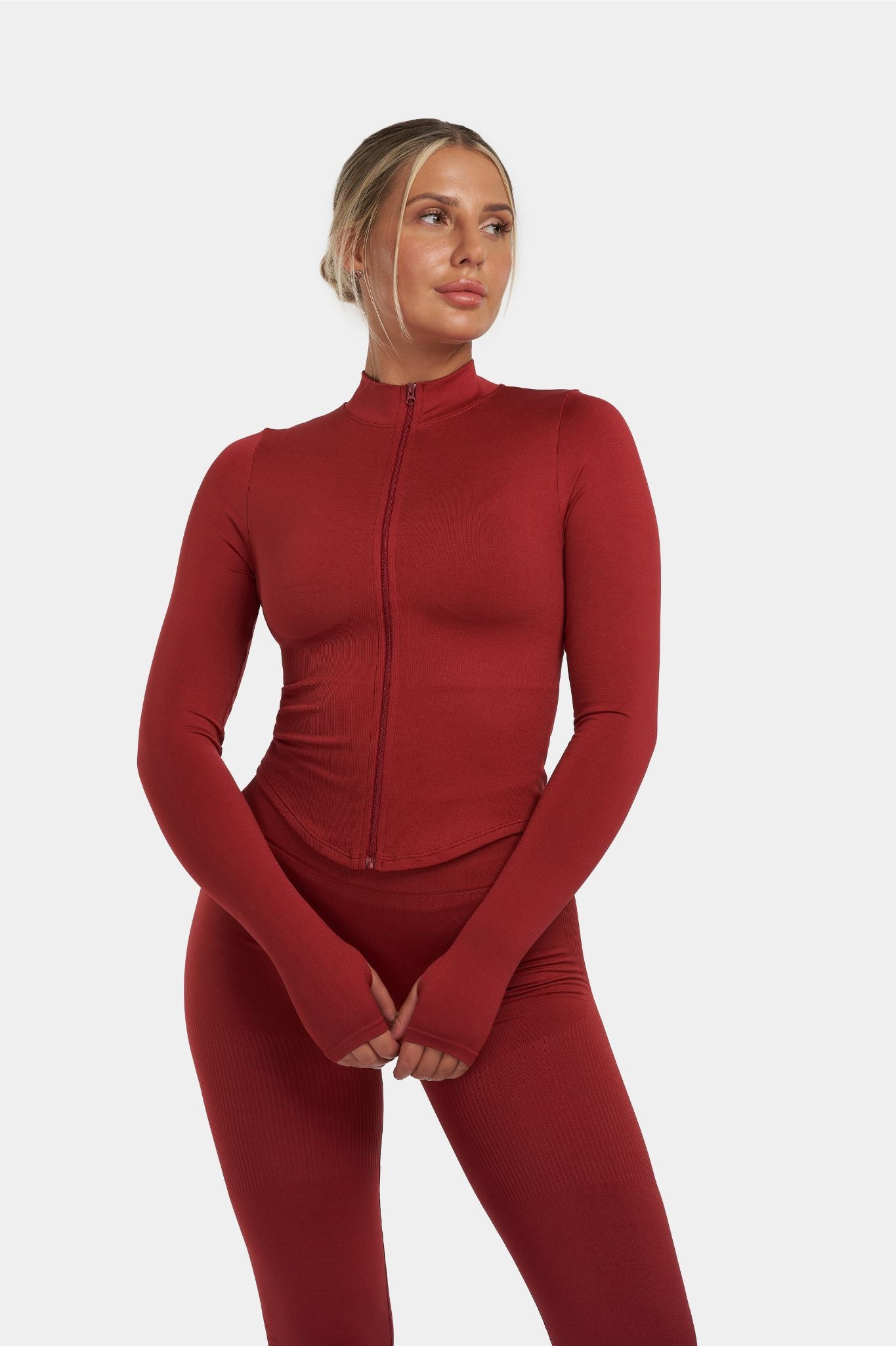 Sculpt Shapewear Jacket | Cherry Spice | Pre-Order