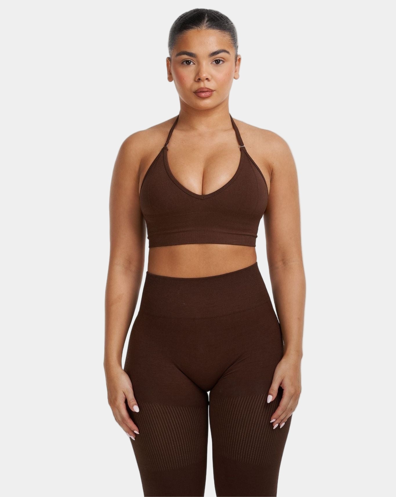 Multi-Way Sculpt Seamless Top | Bourbon Brown