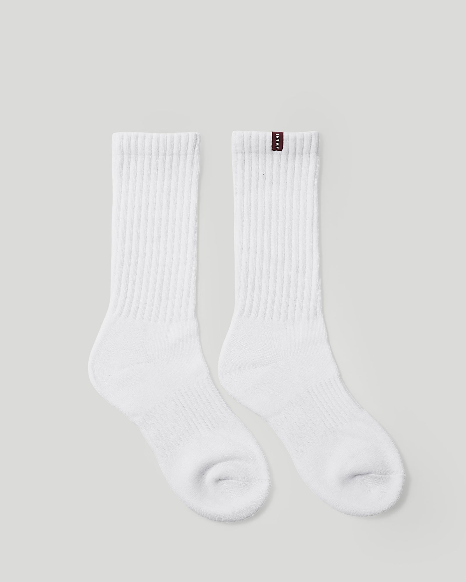 THRIVIN Ruffle Socks Long "White"