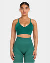 Multi-Way Sculpt Seamless Top | Emerald green
