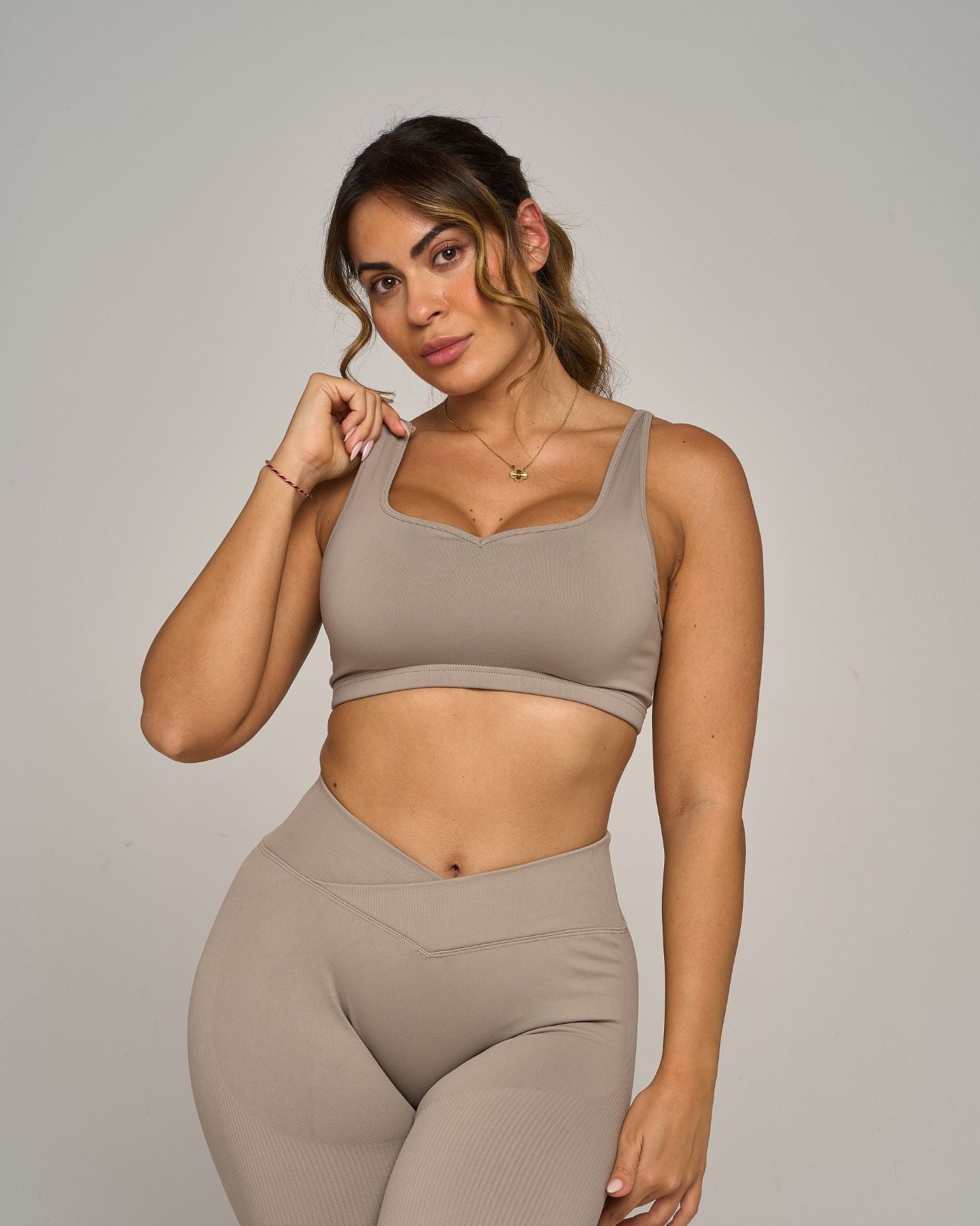 Chiara Sweetheart Impact Bra | Latte