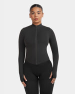 Elevate Sculpt Shapewear Jacket | Charcoal Grey