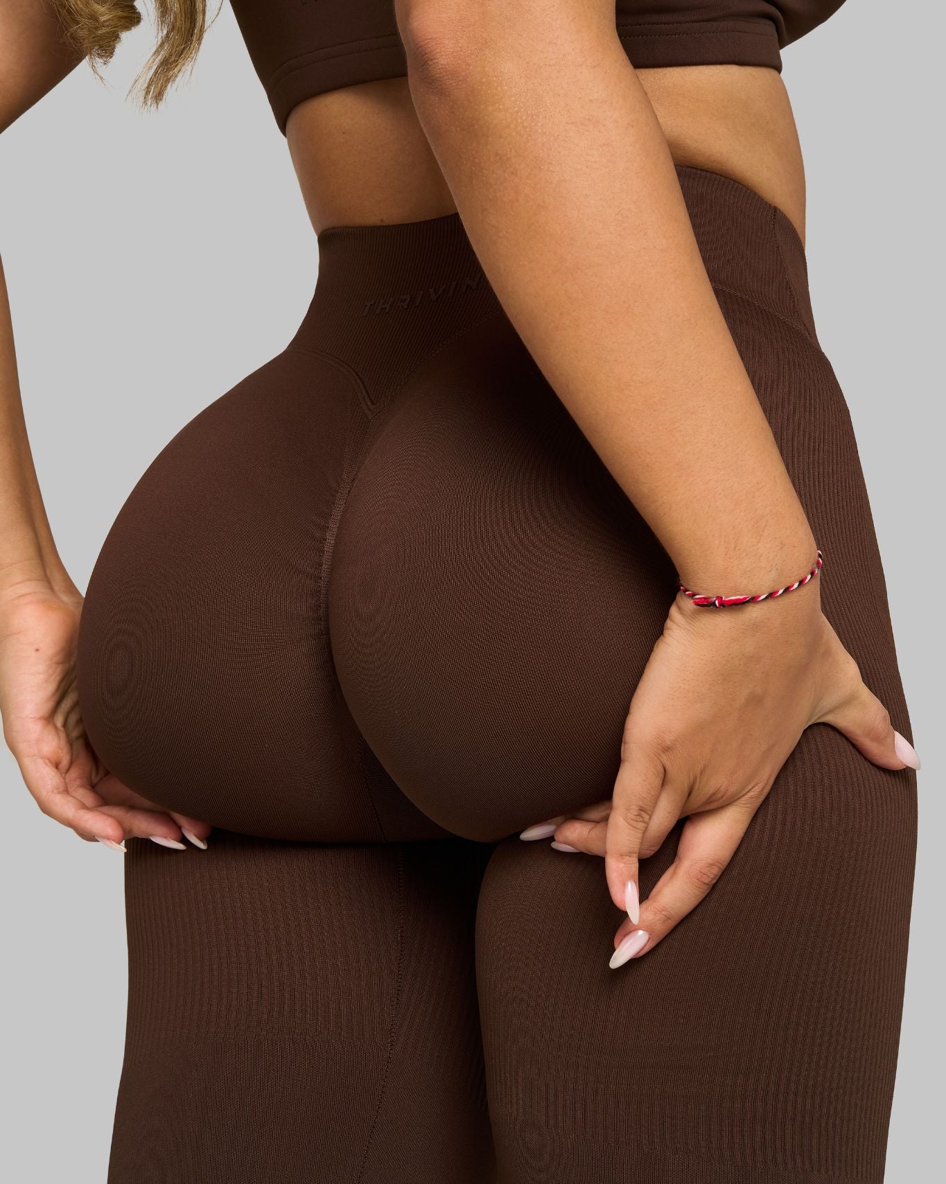 Chiara V Flared Leggings | Bourbon Brown