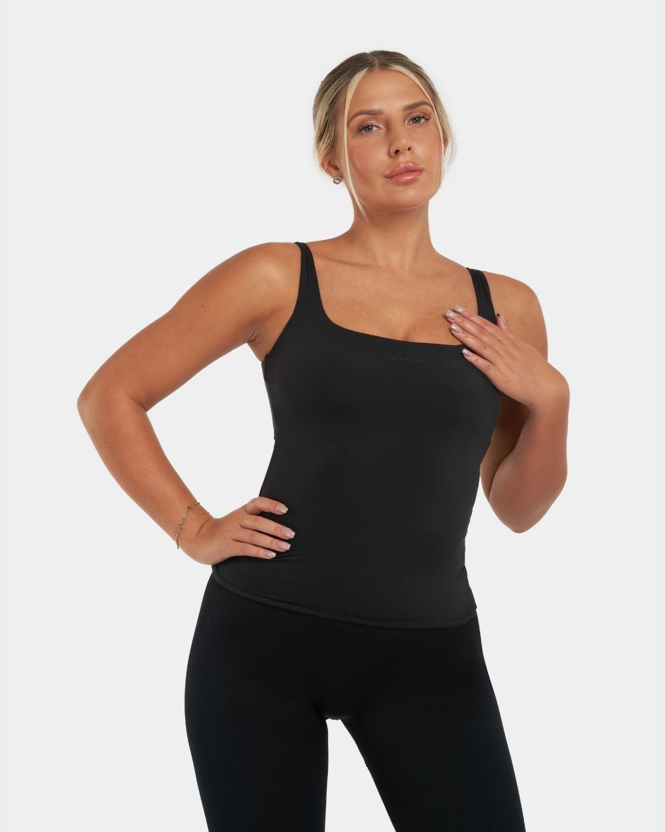Arise - Seamless Sculpt Ribbed Contour Leggings - Zwart