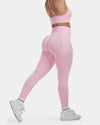 SculptV2 Ribbed Contour Leggings - Pilates Pink