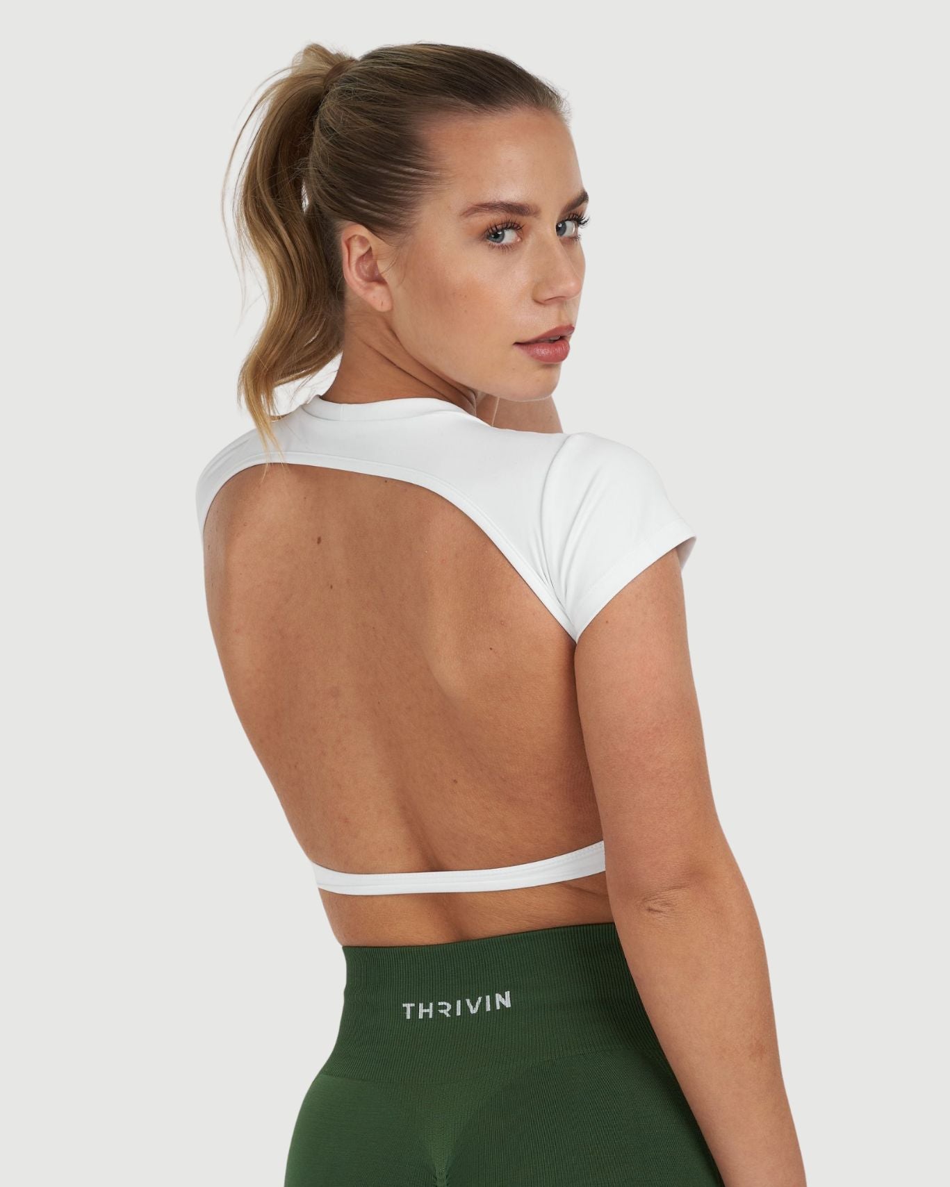 Arise Backless Top - Wit