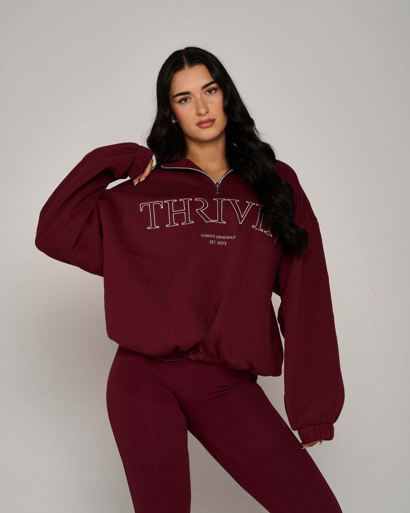 Original Halfzipper Sweater | Fine Wine