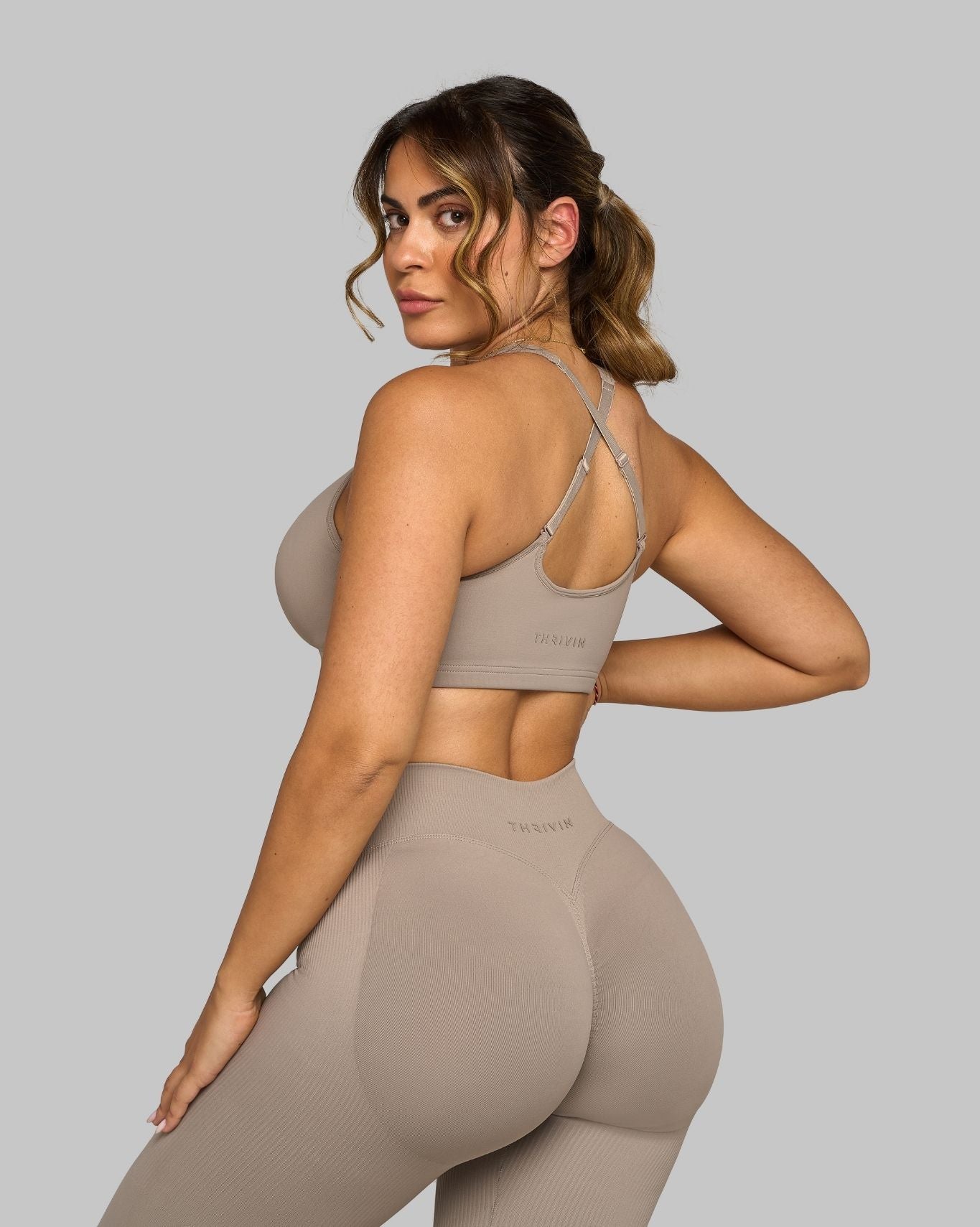 Chiara Sweetheart Impact Bra | Latte