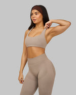 Elevate Medium Impact Bra | Latte