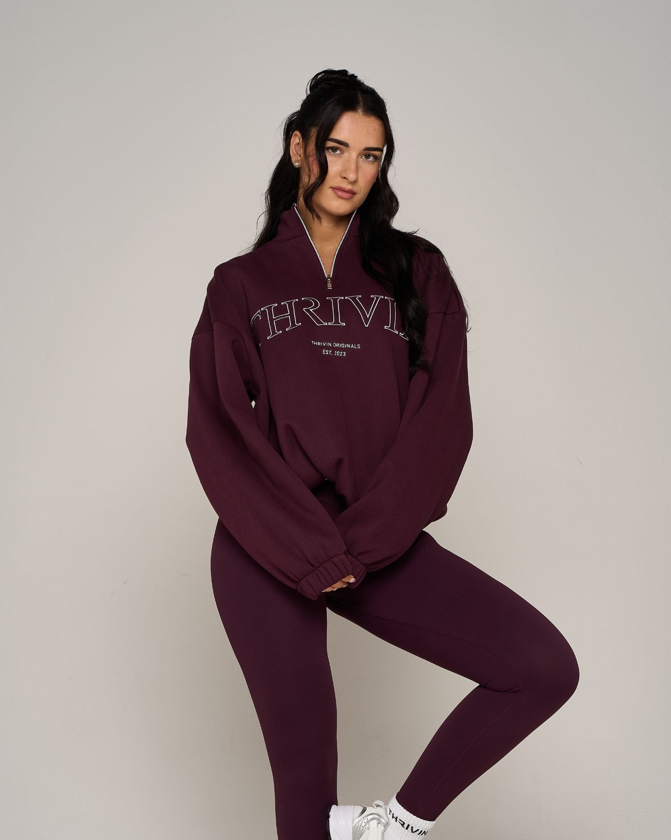 Original Halfzipper Sweater | Winter Plum